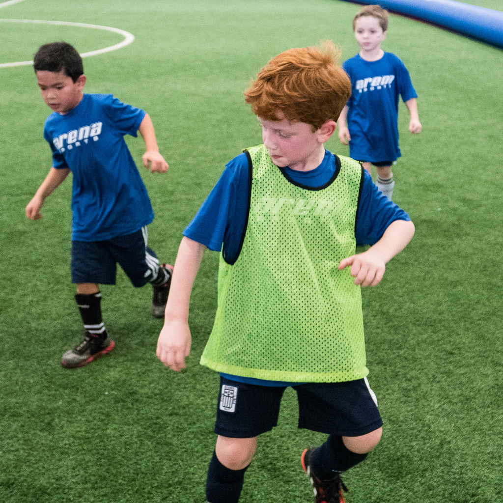 The best kind of indoor soccer...