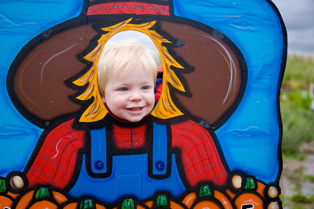 Alex at the Pumpkin Patch