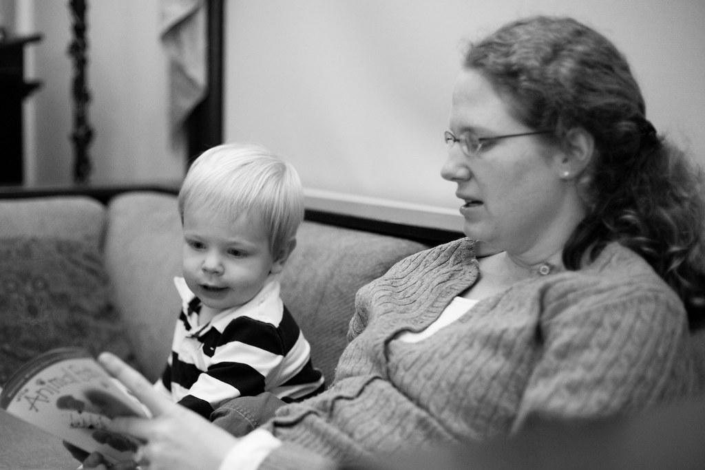 Reading with Mama