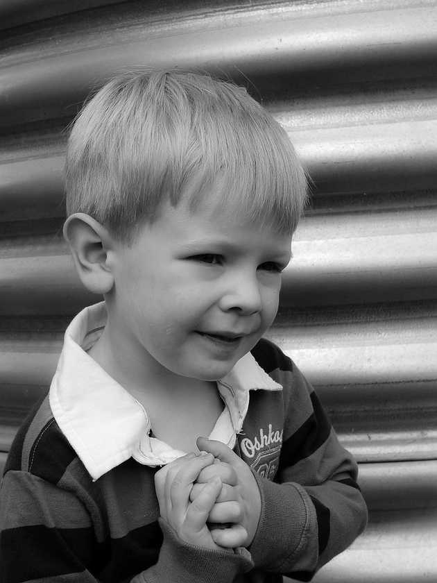 Alex at the farmer's market