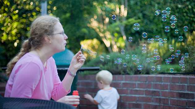 Bubbles in the evening