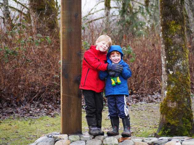 Boys at the Trailhead